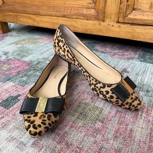 Kate Spade New York Women's Norah Leopard Print Ballet Flats